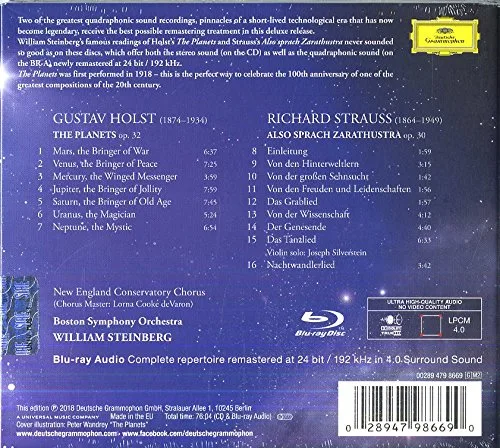 Vista 2 de Holst The PlanetsR.Strauss Also Sprach Zarathustra