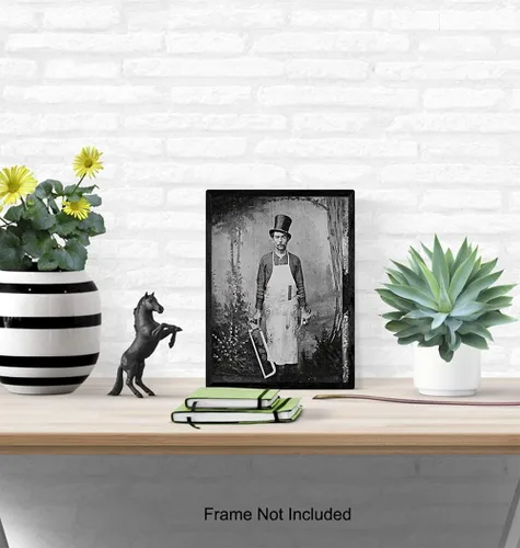 Vista 4 de Foto de arte de pared gótico espeluznante, decoración de habitación gótica aterradora para cocina, comedor, regalo divertido para chef, cocinero