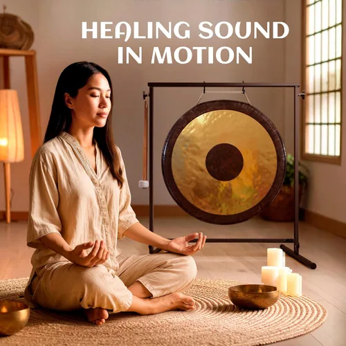 Vista 5 de The Gong Shop Gong chino hecho a mano, lavado rico y tonos de resonancia profunda para meditación, curación de sonido, yoga o decoración del hogar