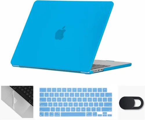 Vista 19 de Se7enline Funda compatible con MacBook Neo de 13 pulgadas, modelo A3404 2026, carcasa dura, cubierta de teclado, cubierta de cámara web, protector