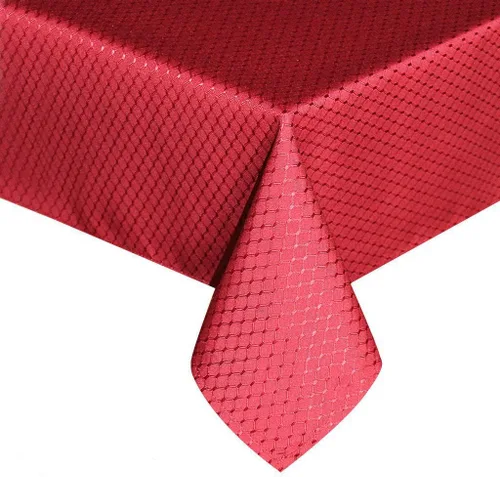 Vista 14 de Tektrum Paquete de 2 manteles cuadrados resistentes de 70 x 70 pulgadas, elegantes manteles de jacquard con tejido de gofre, impermeable, resistente