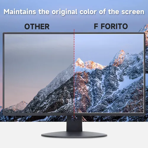 Vista 2 de F FORITO Paquete de 2 protectores de pantalla de computadora de 24 pulgadas, antirreflejos, mate, compatibles
