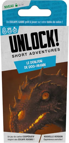 Vista 2 de Short Adventures 4: Doo Arann's Dungeon - Juego de cartas inmersivo para niños y adultos, a partir de 10 años, 1 a 6 jugadores, 30 minutos de tiempo