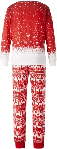 Vista 5 de Pijamas familiares a juego, conjunto de pijamas de Navidad para la familia, conjunto de pijamas de Navidad
