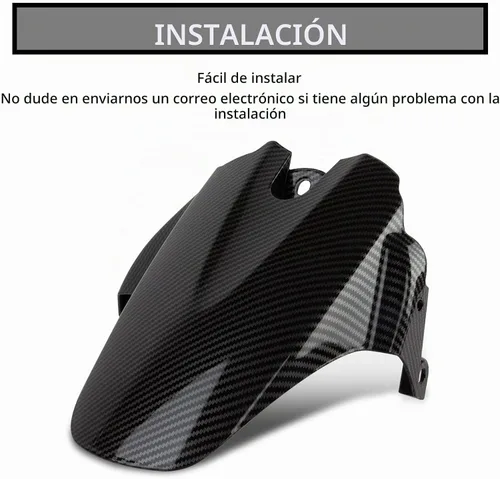 Vista 5 de Guardabarros para rueda trasera con abrazadera de neumático para GSXR600 750 K6 K8 2006-2010 de fibra de carbono pintada