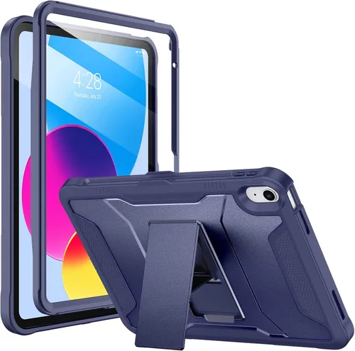Vista 12 de Funda Soke para iPad (A16) de 11ª generación de 11 pulgadas 2025, iPad de 10ª generación de 10.9 pulgadas 2022, con protector de pantalla