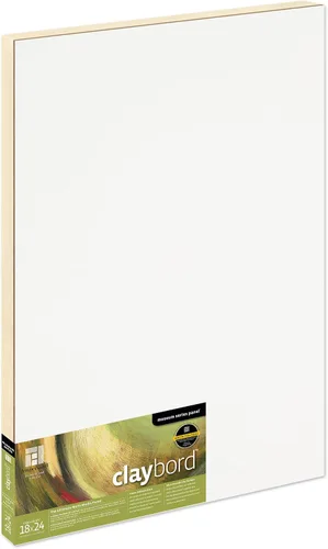 Vista 55 de Suministro de Arte Ampersand Panel de Pintura en Madera: Serie Museo Claybord, 5" x 5", Perfil Candeal de 1-1/2