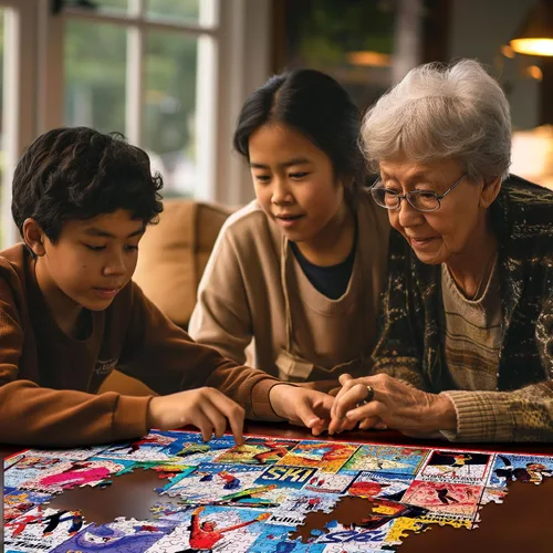 Vista 5 de White Mountain Puzzles - Pósteres de esquí - Rompecabezas de 1000 piezas
