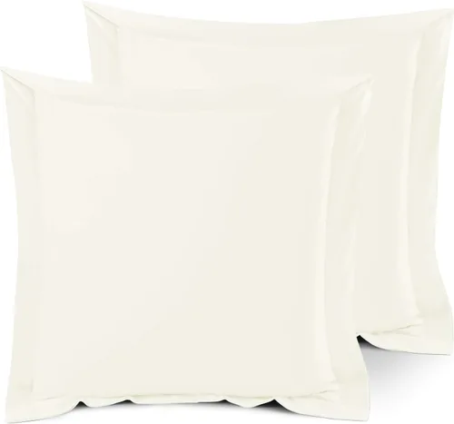 Vista 76 de Nestl Juego de 2 fundas tipo sham de almohada suaves - Fundas de almohada de microfibra de doble cepillado - Fundas de almohada de cama premium
