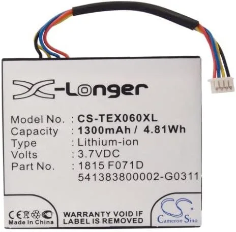 Vista 5 de VINTRONS - Batería para Texas Instruments N2/AC/2L1/A, TI-84 C, color plateado