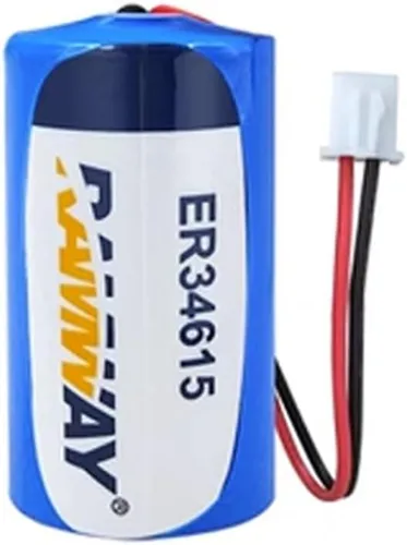 Vista 3 de ER34615 - Baterías de celda D de 3.6 V 19000 mAh, batería de litio no recargable con enchufe blanco para máquina herramienta CNC, máquina de moldeo