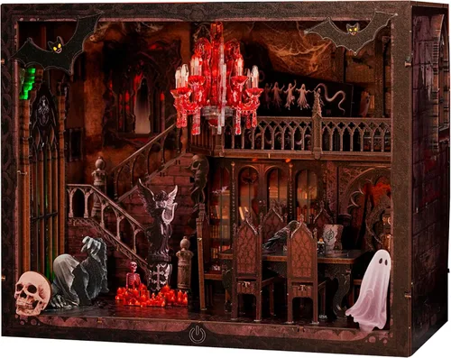 Vista 11 de Kit de bricolaje para rincón de libros en miniatura - Kit de casa de muñecas con iluminación LED para adultos y adolescentes, rincón de libros