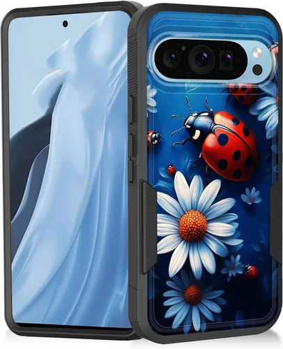 Vista 38 de Funda para Pixel 11 Pro XL, resistente de doble capa híbrida de policarbonato duro de goma suave a prueba de golpes para Google Pixel 11 Pro XL 6.8