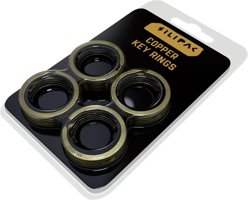 Vista 7 de Llaveros planos divididos a granel, resistente y resistente para automóvil, hogar, anillo de metal grande para perro, cordón para escuela, oficina