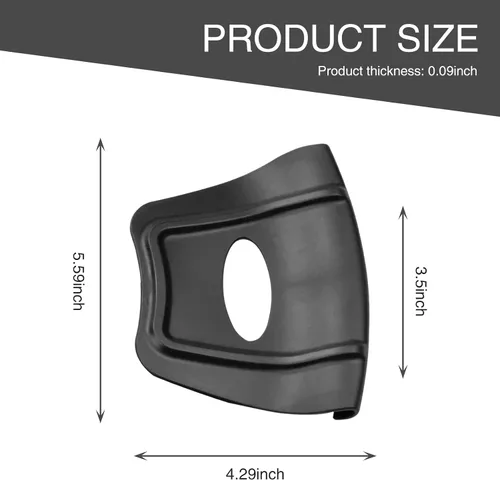 Vista 2 de Pack-2 Protector de llantas para desmontar neumáticos de coche, estructura antideslizante doble convexa, cubierta antiarañazos, mango ovalado hueco