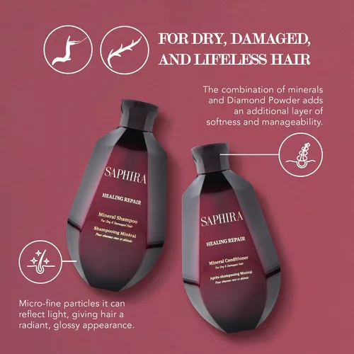 Vista 10 de Saphira Healing Repair Shampoo & Conditioner Duo