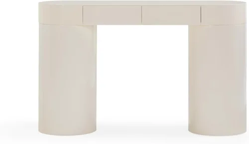 Vista 8 de TOV Furniture Mira - Mesa consola de alto brillo (verde oscuro)