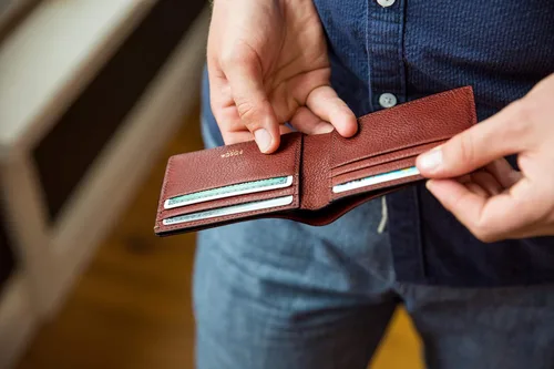 Vista 7 de Bosca Men's Washed Collection - Small Billfold