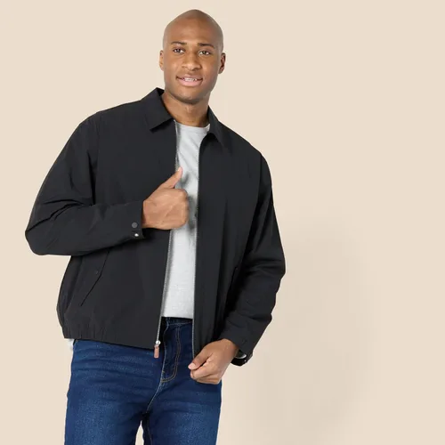Vista 5 de Amazon Essentials Chaqueta bomber ligera y elástica con cremallera para hombre