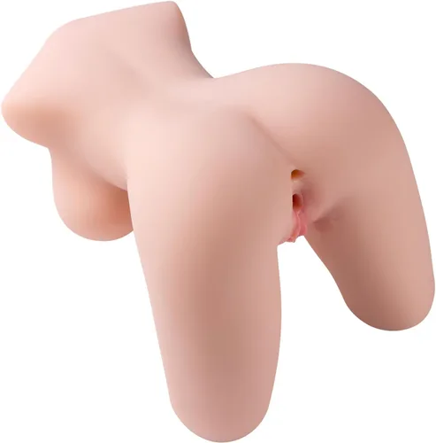 Vista 7 de Maniquí de torso femenino realista realista, muñeca compañera de cuerpo completo para adultos, articulaciones flexibles, material suave similar a