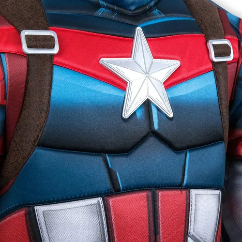 Vista 7 de Marvel Disfraz del Capitán América para niños