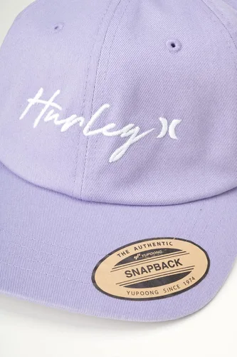 Vista 2 de Hurley Gorra de béisbol para mujer, sombrero de ala curvada Montana con abertura de cola de caballo