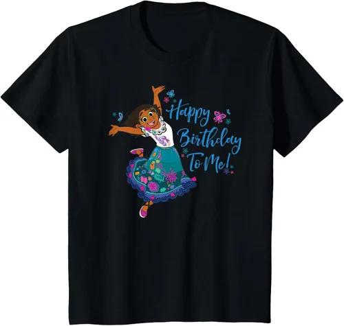 Vista 42 de Disney Camiseta Encanto Mirabel Madrigal ¡Feliz cumpleaños a mí! Negro
