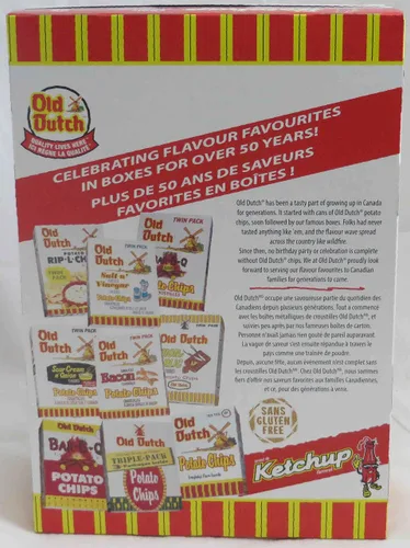 Vista 3 de Old Dutch Ketchup Chips - Caja de 7.76 oz (importado de Canadá)