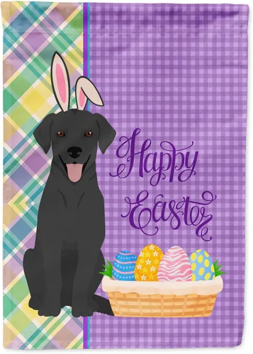 Vista 50 de Caroline's Treasures WDK4925GF Bandera de Pascua Airedale Terrier negra y tostada, tamaño jardín, bandera decorativa para patio exterior, patio