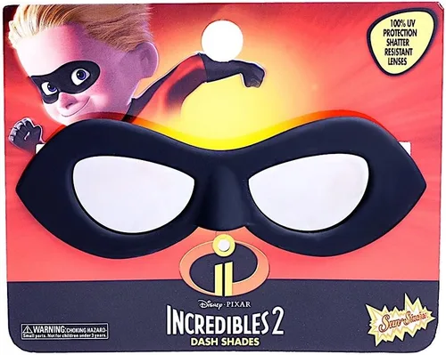 Vista 2 de Sun-Staches The Incredibles Sunglasses Accesorio de disfraz de superhéroe de Disney UV400 Talla única