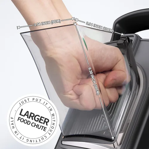Vista 3 de Jonscook Rebanador de mandolina todo en uno seguro para cocina, picador de alimentos con contenedor, cortador de verduras con grosor ajustable