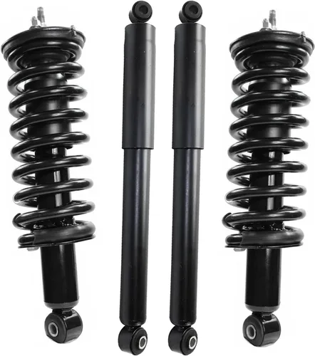 Vista 119 de Detroit Axle - Puntales y Amortiguadores para Chevy Traverse Buick Enclave GMC Acadia Saturn Outlook 2007-2012, 2 puntales delanteros con resorte
