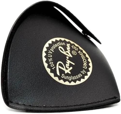 Vista 4 de Ray-Ban Estuche negro mediano para lentes de sol + paquete con kit de gafas de lujo eSHADES, Negro