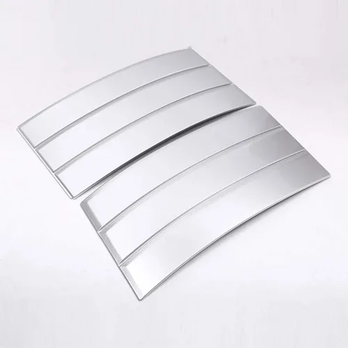 Vista 2 de YIWANG Cubierta de moldeo de ventilación de aire para puerta lateral de coche ABS cromado para Land Rover Range Rover Vogue 2013-2020 Juego de 2