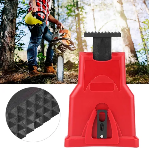 Vista 4 de 01 Afilador de motosierra, sacapuntas de hoja de sierra de cadena rápida universal portátil para ahorrar tiempo y esfuerzo para trabajar la madera