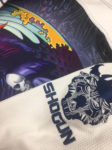 Vista 5 de SHOGUN Fight Jiu Jitsu Gi Tao Premium 15.87oz tejido de perlas de algodón BJJ
