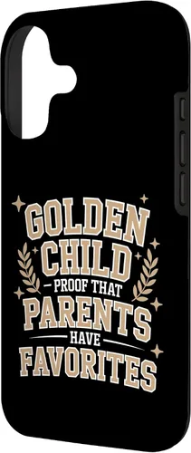 Vista 2 de Golden Child Mom's Favorite Gifted Kids Sibling Rivalry Art Case for iPhone 17