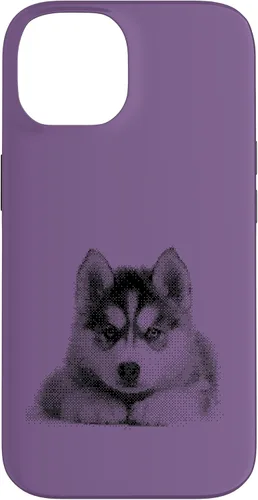 Vista 4 de Chic Husky Puppy for Dog Mom and Paw Parents Case for iPhone 16