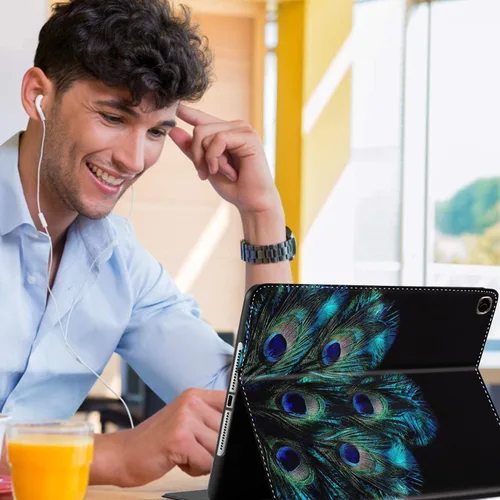 Vista 6 de Funda para iPad de 9ª/8ª/7ª generación 2021/2020/2019 iPad de 10.2 pulgadas, también compatible con iPad Air de 3ª generación 2019/iPad Pro de 10.5