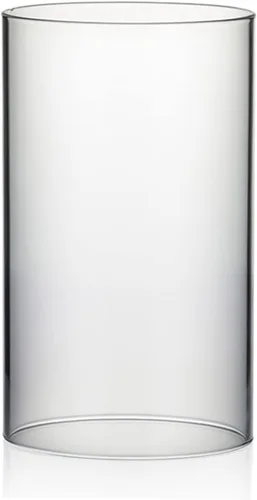 Vista 19 de WGVI Funda para portavelas Hurricane, ancho de 2 pulgadas, altura de 12 pulgadas, portavelas cilíndrico de vidrio transparente, tubo de chimenea