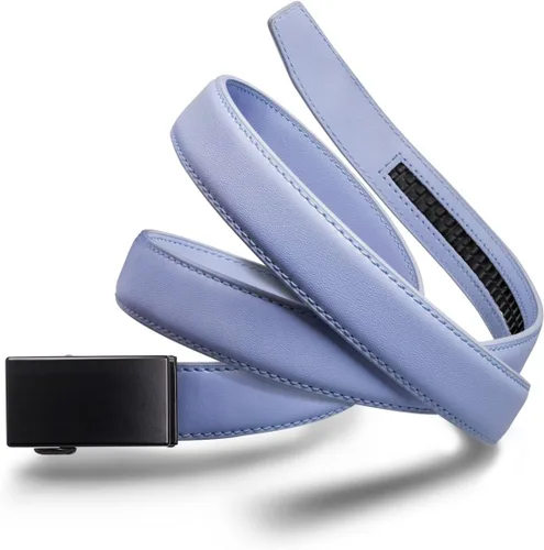 Vista 27 de Mission Belt Cinturón de trinquete de cuero para mujer, colección de cuero de 1.181 in oro/cuero negro