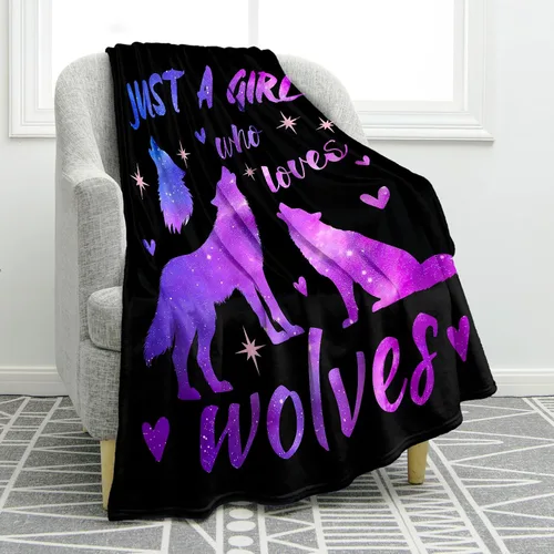 Vista 13 de Jekeno Manta rústica de cabaña, regalos para adultos y niños, regalos de caza de animales salvajes, mantas de naturaleza de bosque para mujeres