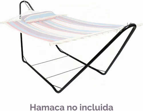 Vista 5 de Hamaca de Sunnydaze, Contemporáneo, Negro
