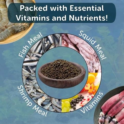 Vista 5 de Axolotl Food, pellets de hundimiento húmedo suave de 1/8 pulgadas, pellets de salmón de Rangen para ajolote pequeño. También camarones, caracoles