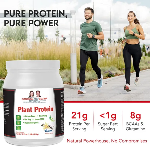 Vista 5 de Proteína vegetal vegana (vainilla), DCA Nutrition