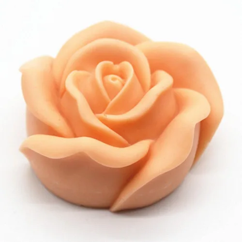 Vista 3 de MoldFun - Molde para velas de rosas 3D, molde de silicona para jabón hecho a mano, bomba de baño, barra de loción, chocolate, vela, cera
