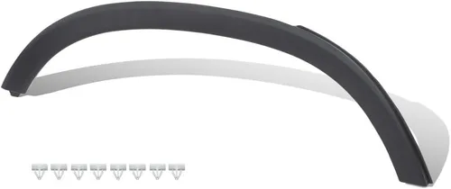 Vista 27 de CROSSDESIGN 4 guardabarros con canards delanteros compatibles con Chevy Camaro ZL1 2010-2015 MB estilo negro