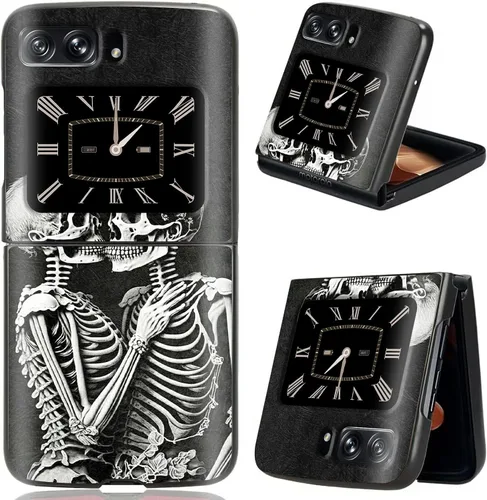Vista 52 de Rossy Funda para Motorola Razr Plus 2023 para Moto Razr+ 2023 con patrón de niña africana para mujeres y hombres, ultra delgada, ligera