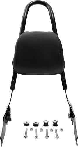 Vista 8 de TCT-MOTORPARTS Respaldo de barra Sissy desmontable negro apto para Harley Sportster XL 883 1200 Iron Roadster Low Custom Forty Eight 2004-2022