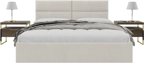 Vista 120 de Vänt - Paneles tapizados de cabecera para montar en la pared, diseño Elizabeth, 120 x 46 pulgadas, configuración de 16 paneles individuales